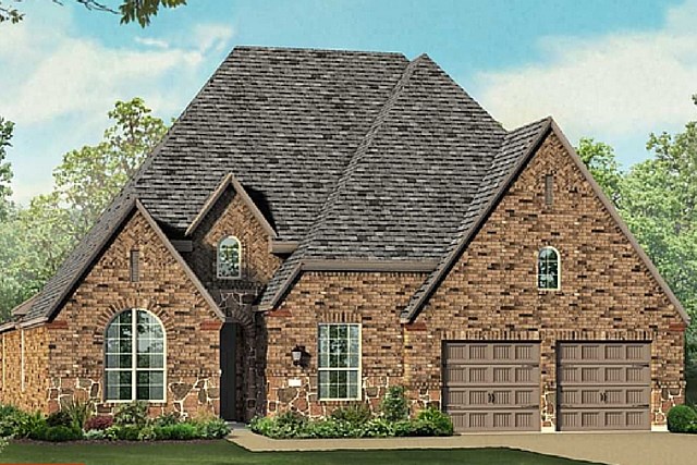 Highland homes model home rendering in Elyson.