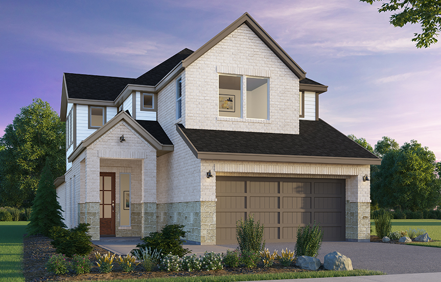 Rutgers New Home Plan By Brookfield Residential In Elyson, Katy, Tx